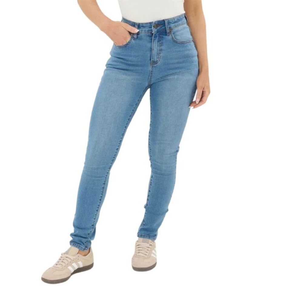 I Saw It First Womens/Ladies Denim Skinny Jeans / Mid Wash